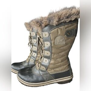 Sorel Winter Boots in Brown and Gray